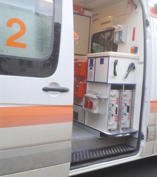 Accident rutier GRAV pe DN39: un mopedist a ajuns la spital